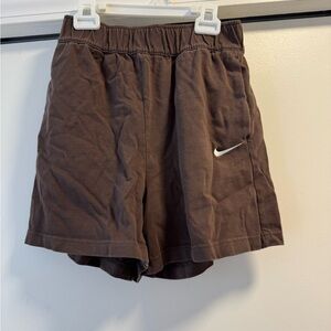 Nike Women's Athletic Shorts in Dark Brown